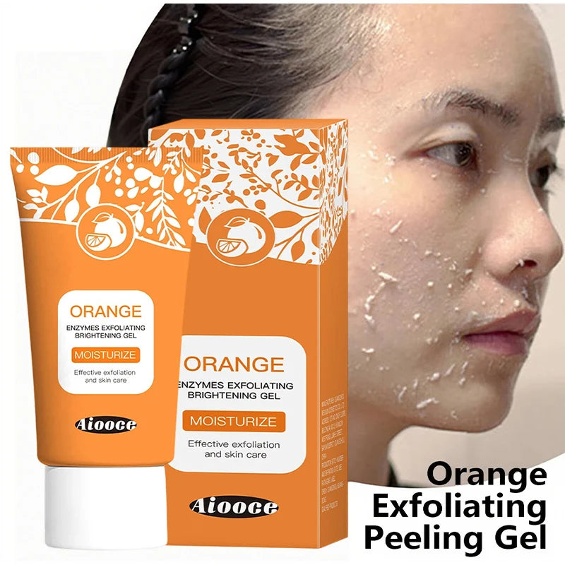Lf16-35 Orange Exfoliating Gel Gently Cleans Pores Smooth Texture
