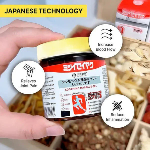 MELODINE Japanese massage soothing gel formula for knee & joints pain relief ,pack of 1 Gel  (100 g)