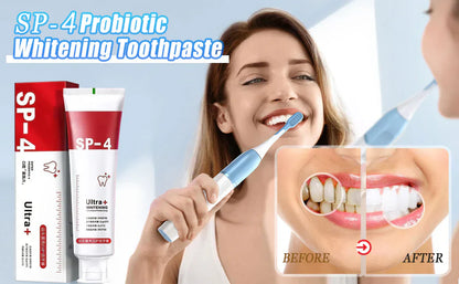 Yayashi SP4 Oral Care ProbioticToothpaste 120g – Shine , Remove Years of Coffee, Tea & Smoking Stains