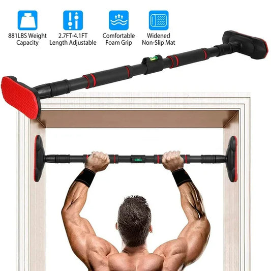 Adjustable No-Screw Pull-Up Bar (200KG Capacity)