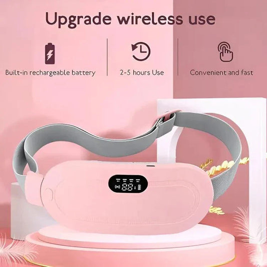 2-in-1 Period Pain Relief Belt & Heating Massager for Cramps